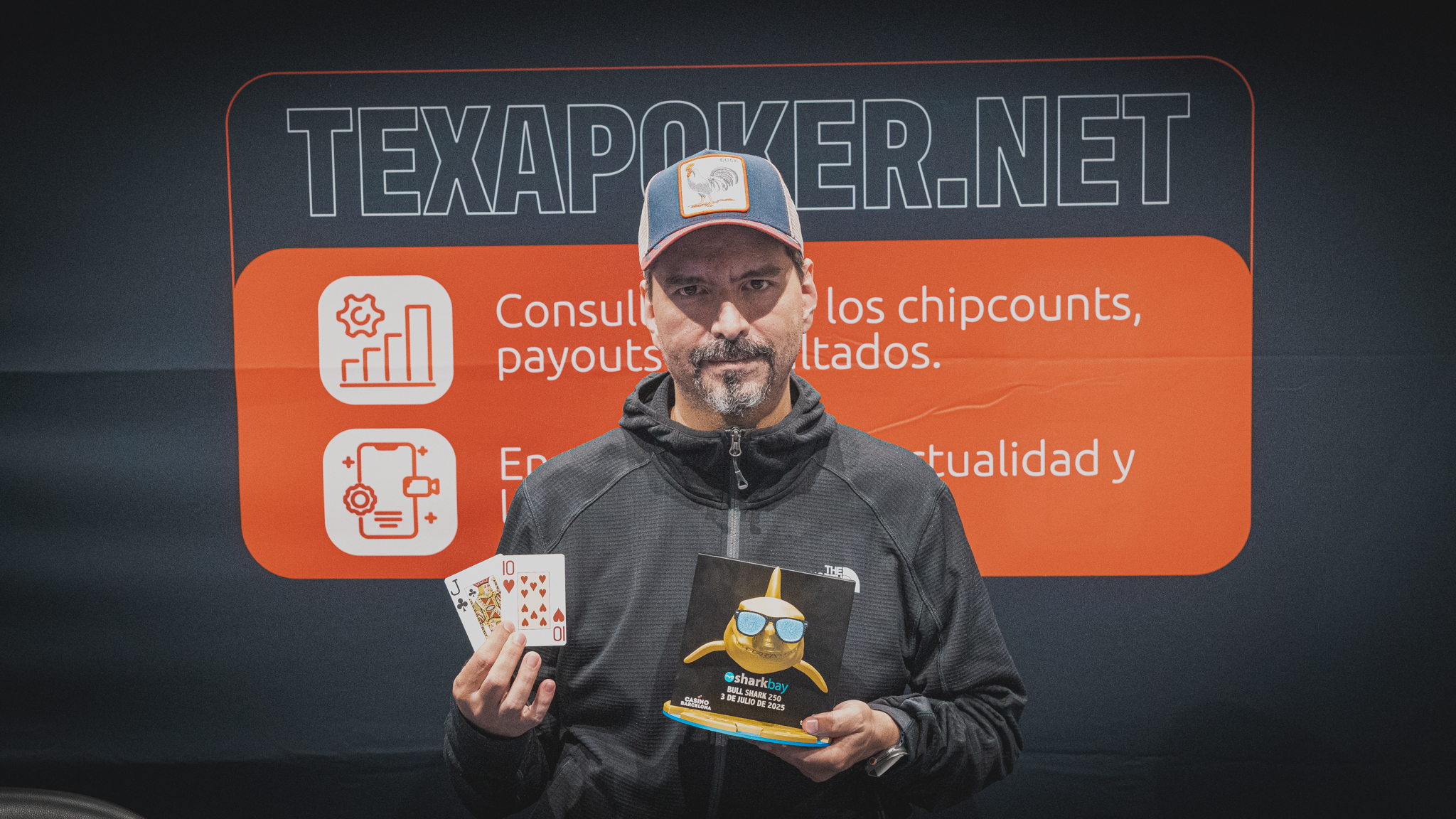 Alejandro Vargas, campeón del Bull Shark