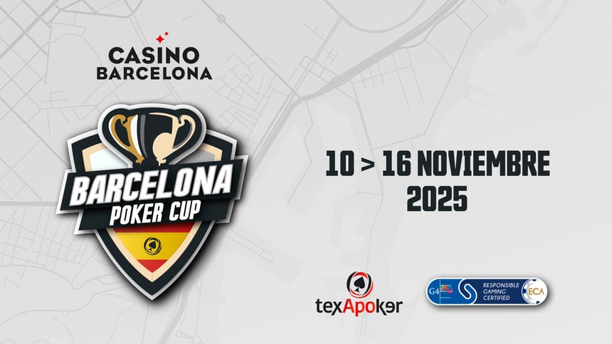 Casino Barcelona y TexApoker, listos para la primera edición de la Barcelona Poker Cup Casino Barcelona y TexApoker, listos para la primera edición de la Barcelona Poker Cup