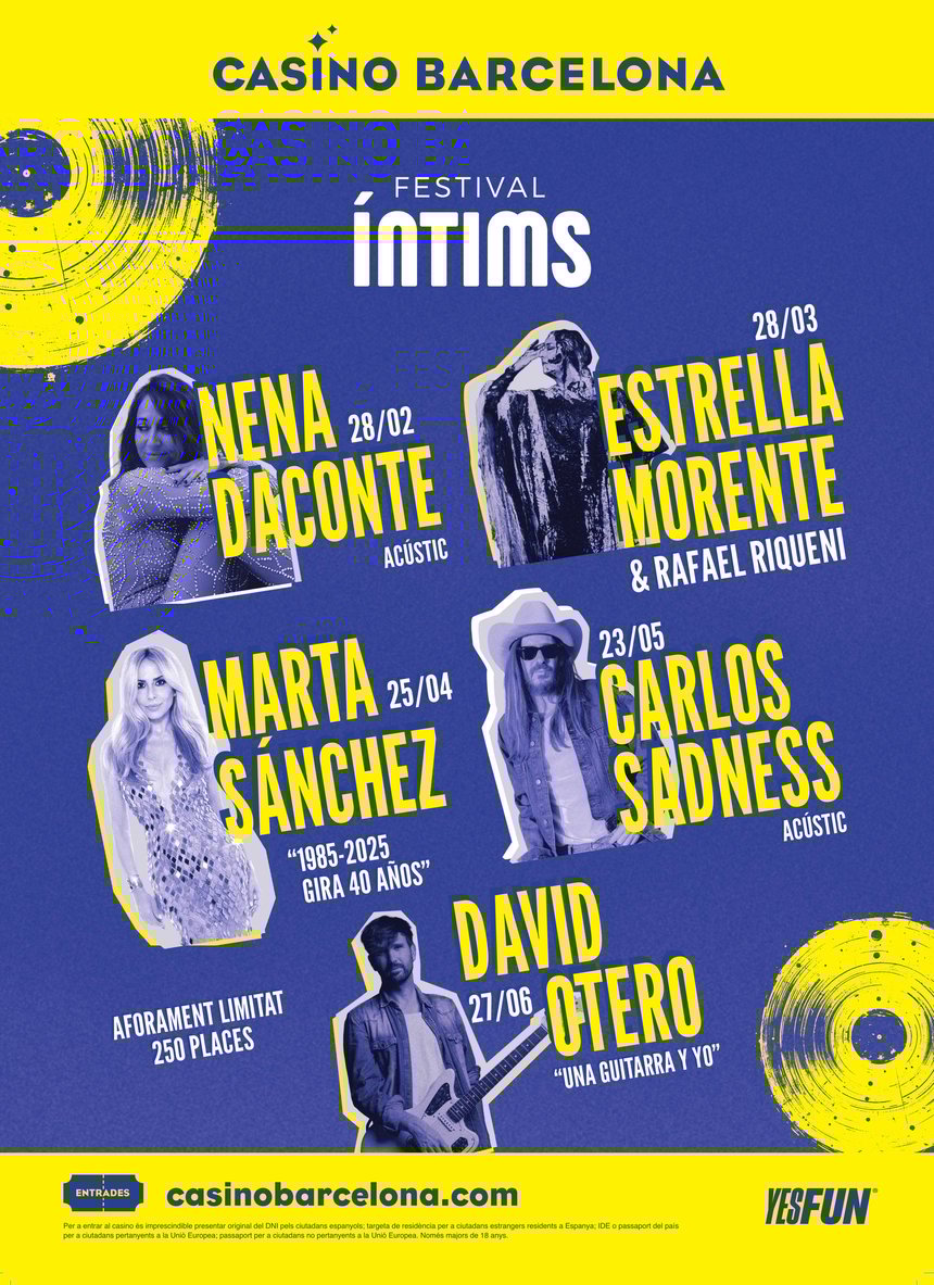 El Festival Íntims suma Marta Sánchez, Estrella Morente, Carlos Sadness i David Otero al cartell