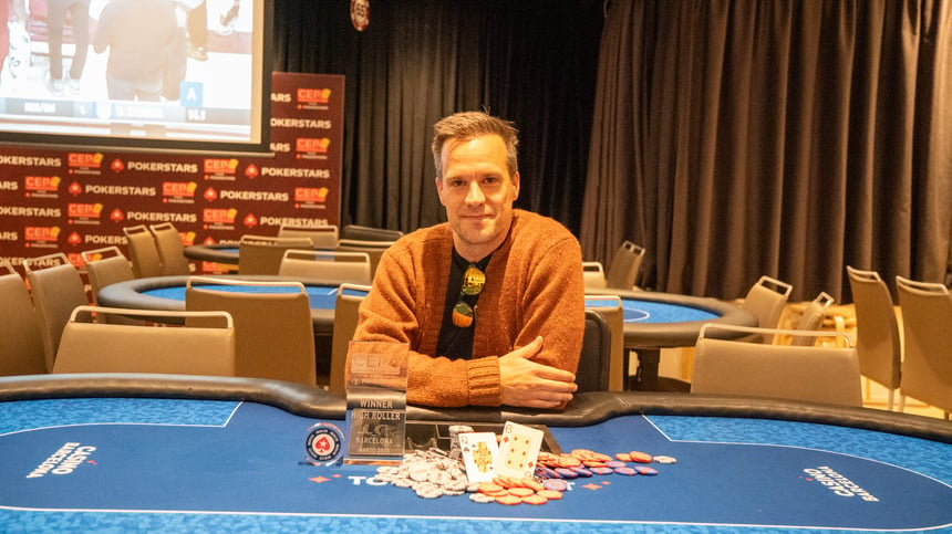 Frederic Hallner campeón del High Roller del CEP Barcelona