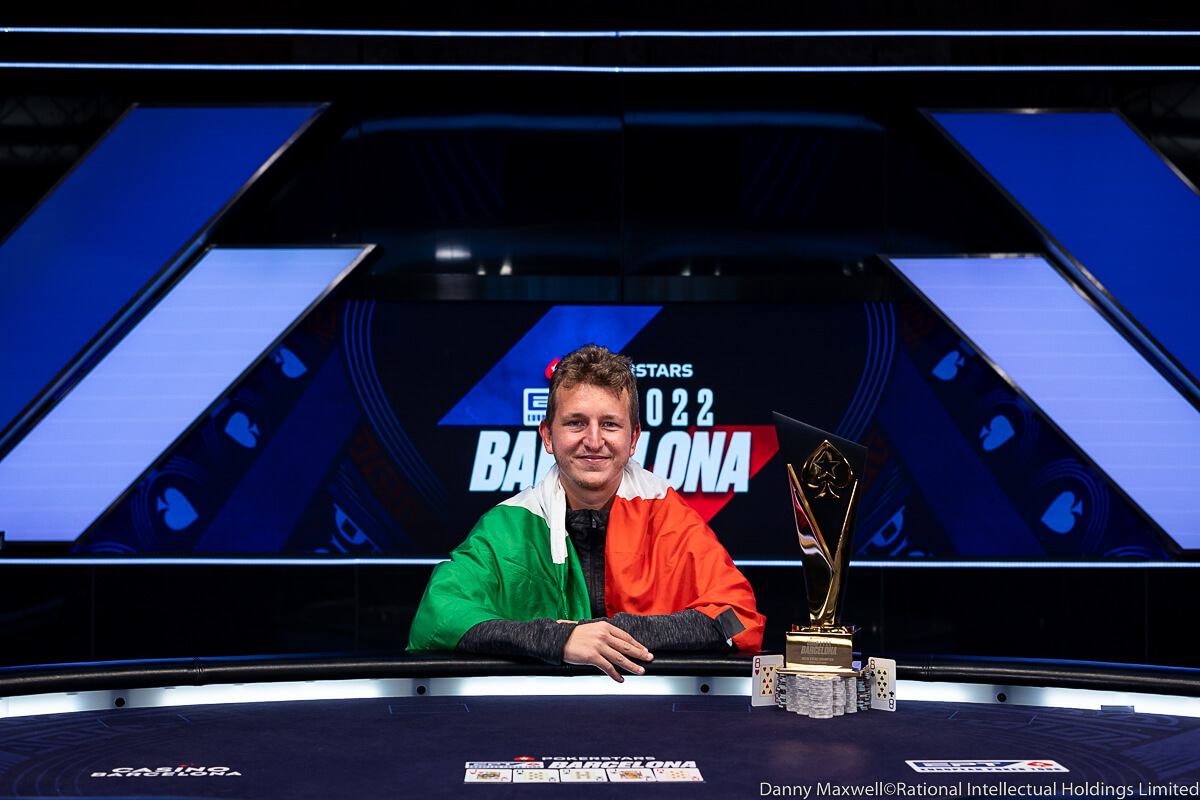 Giuliano Bendinelli ganador Main Event Torneo Pokerstars Casino Barcelona 2022