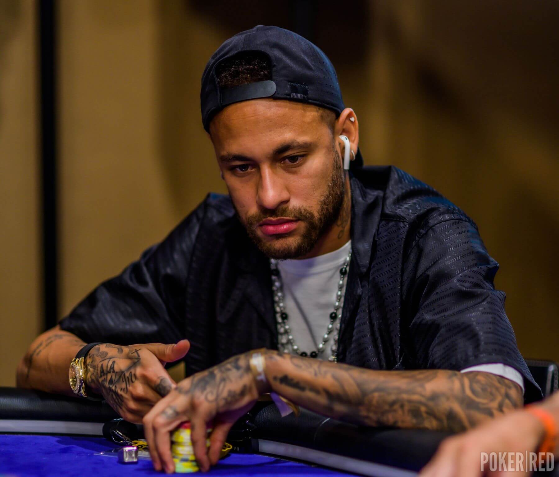 Neymar en el Torneo Pokerstars Casino Barcelona 2022