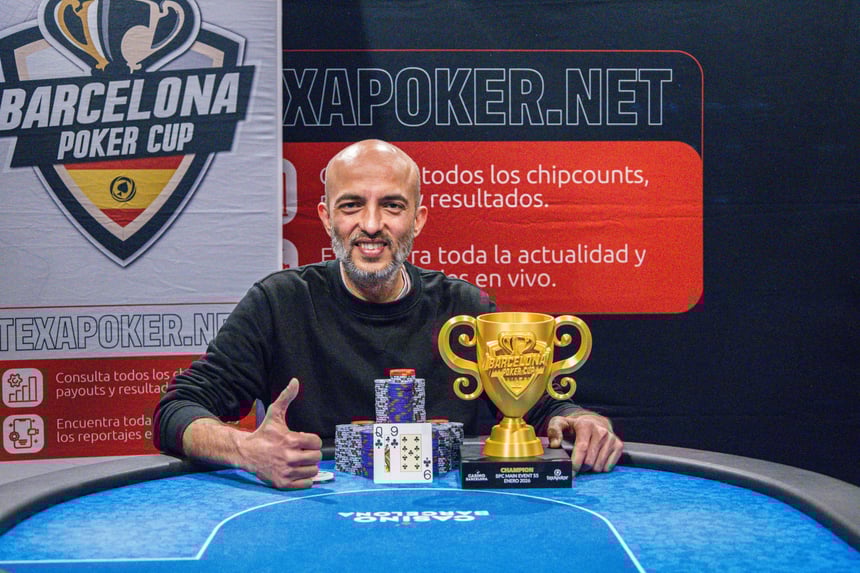 Laxman Jethwani, campeón de la segunda edición de la Barcelona Poker Cup
